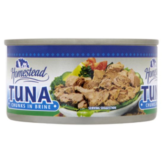 Picture of Homestead Tuna Chunks Brine 185g x12